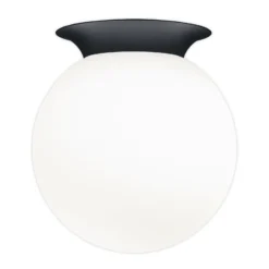 Deckenleuchte Blob, Kugelschirm Opalglas, Ø 25 cm