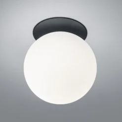 Deckenleuchte Blob, Kugelschirm Opalglas, Ø 20 cm