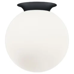 Deckenleuchte Blob, Kugelschirm Opalglas, Ø 30 cm