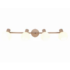 Deckenleuchte Boba, 4-flammig, beige, E14, Metall