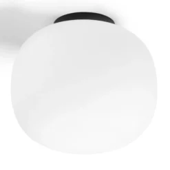 Deckenleuchte Bombo aus Milchglas Ø 30 cm