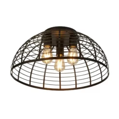 Deckenleuchte Cage II 3-flammig im Käfigdesign