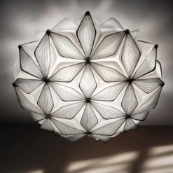Deckenleuchte C'EST LA VIE, schwarz, Ø 47 cm, 2-flg., E27