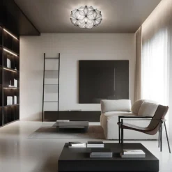 Deckenleuchte C'EST LA VIE, schwarz, Ø 47 cm, 2-flg., E27