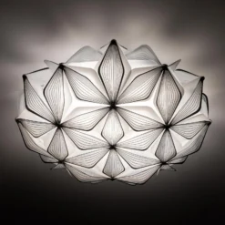 Deckenleuchte C'EST LA VIE, schwarz, Ø 47 cm, 2-flg., E27