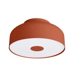 Deckenleuchte CLARO, ocker, Ø 30 cm, Metall, 4 x E27