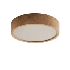 Deckenleuchte Cleo, Ø 48 cm, Eichenholz, E27