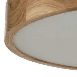 Deckenleuchte Cleo, Ø 57,5 cm, Eichenholz, E27