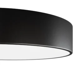 Deckenleuchte Cleo, Ø 40 cm, IP20, schwarz, Metall, E27