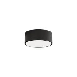 Deckenleuchte Cleo, Ø 20 cm, IP20, schwarz, Metall, E27