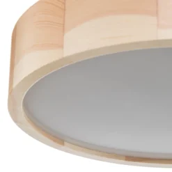 Deckenleuchte Cleo, Ø 37,5cm, Kiefernholz, E27