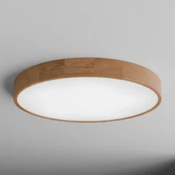 Deckenleuchte Cleo DR800, Eichenholz, Ø 80 cm, E27