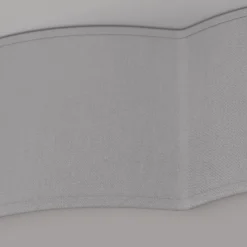 Deckenleuchte Cloud aus Textil, Länge 62 cm, grau