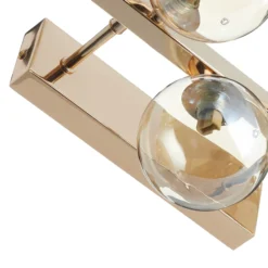 Deckenleuchte Dallas, gold, 13-flammig