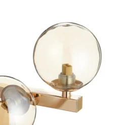 Deckenleuchte Dallas, gold, 13-flammig