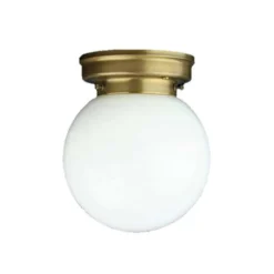 Deckenleuchte D99-115 op B mit opalem Glasschirm