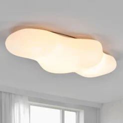 Deckenleuchte Eos in Wolkenform, 90 cm