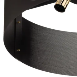 Deckenleuchte Etro, Ø 70 cm schwarz/gold