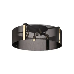 Deckenleuchte Etro, Ø 70 cm schwarz/gold