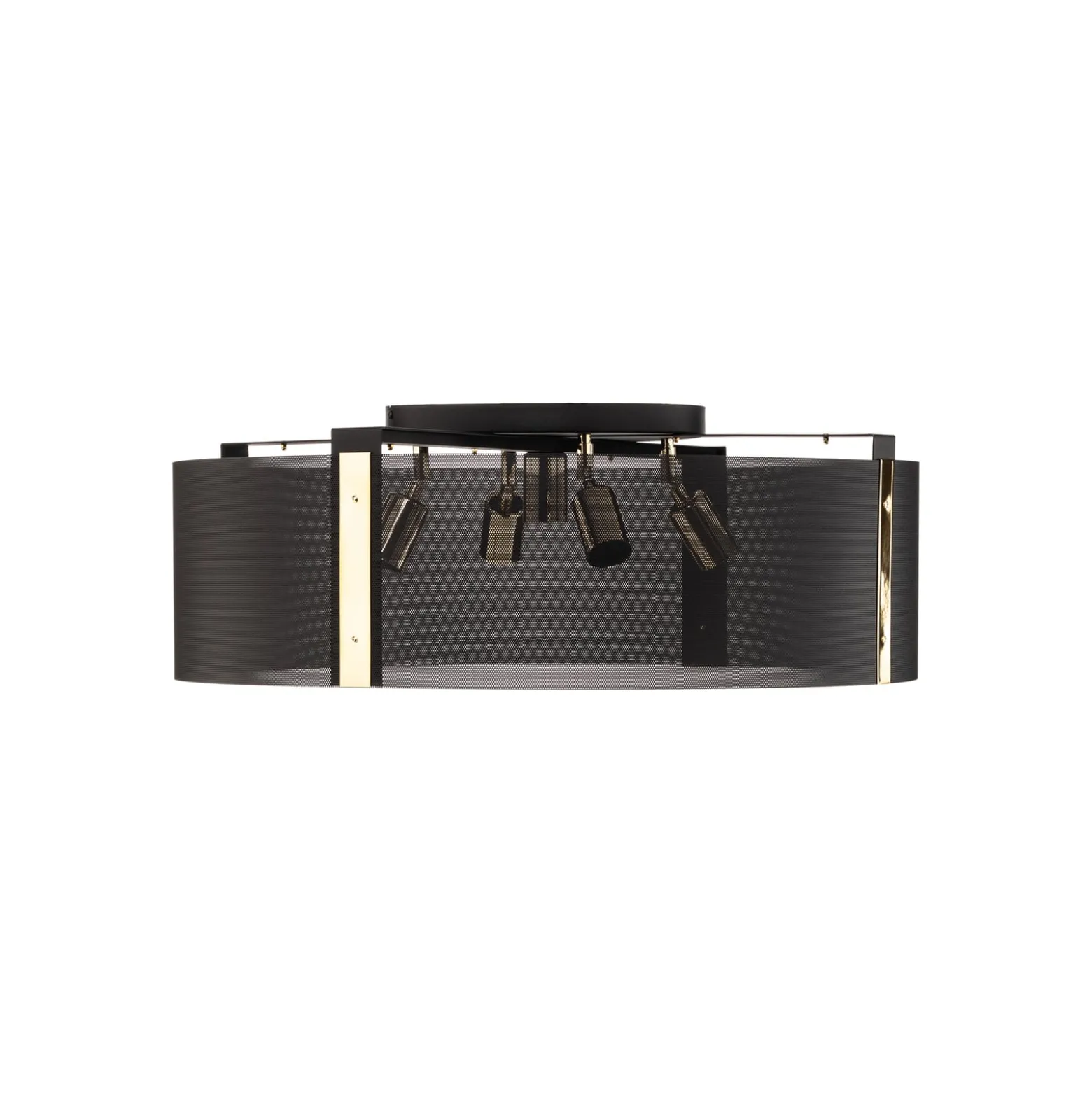 Deckenleuchte Etro, Ø 70 cm schwarz/gold