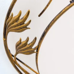 Deckenleuchte Fleur, gold antik, Ø 50cm