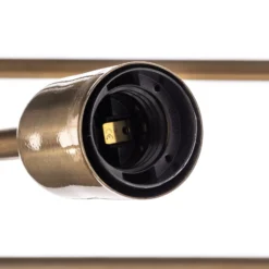 Deckenleuchte Flower 176, 6-flammig, gold antik