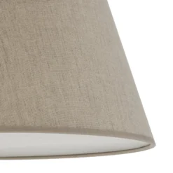 Deckenleuchte Formo, beige, Leinen, Ø 38 cm, E27
