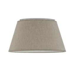 Deckenleuchte Formo, beige, Leinen, Ø 38 cm, E27