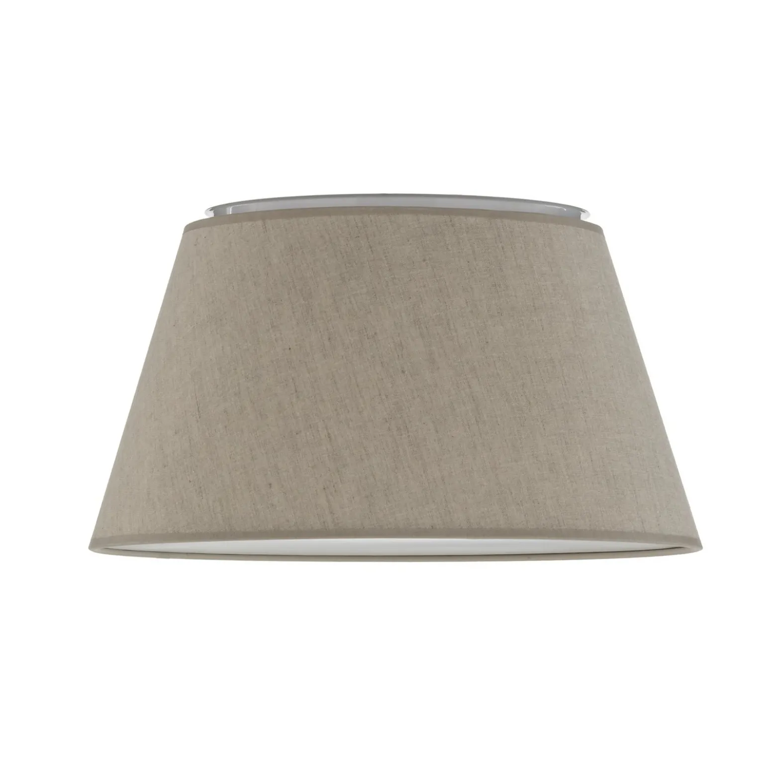 Deckenleuchte Formo, beige, Leinen, Ø 38 cm, E27