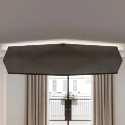 Deckenleuchte Kantoor New, Ø 88 cm, schwarz