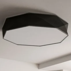 Deckenleuchte Kantoor New, Ø 88 cm, schwarz