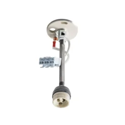 Deckenleuchte Karbon, beige, Höhe 20 cm, Aluminium
