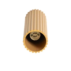 Deckenleuchte Karbon, goldfarben, Höhe 20 cm, Aluminium