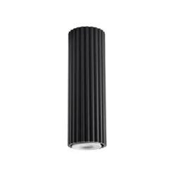 Deckenleuchte Karbon, schwarz, Höhe 20 cm, Aluminium