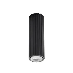 Deckenleuchte Karbon, schwarz, Höhe 20 cm, Aluminium