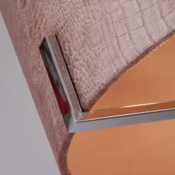 Deckenleuchte Kyran, rot, Metall, Samt, Ø 40 cm, E27