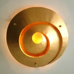 Deckenleuchte Labirinto in Gold