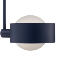 Deckenleuchte Mado aus Stahl, blau, einflammig