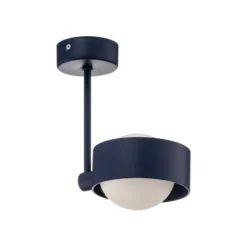 Deckenleuchte Mado aus Stahl, blau, einflammig
