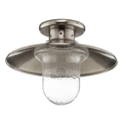 Deckenleuchte Maestrale mit klarem Glasschirm