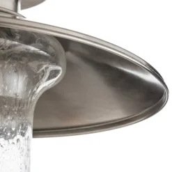 Deckenleuchte Maestrale mit klarem Glasschirm