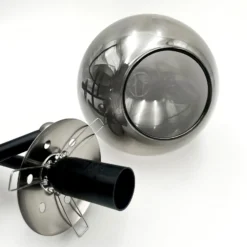 Deckenleuchte Malena, Ø 19 cm, rauchgrau, Glas/Metall 3-flg.