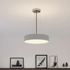 Deckenleuchte Mia, grau, Ø 50 cm