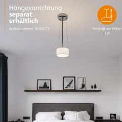 Deckenleuchte Mia, grau, Ø 50 cm