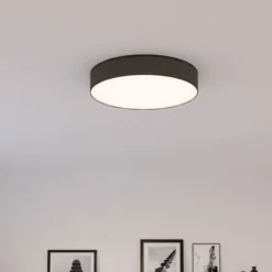 Deckenleuchte Mia, schwarz, Ø 60 cm