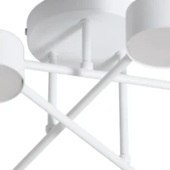 Deckenleuchte Modus 6, Stahl, sechsflammig, GX53, weiß