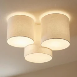 Deckenleuchte Mona dreiflammig, weiß