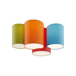 Deckenleuchte Mona vierflammig, multicolor