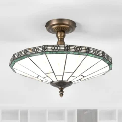 Deckenleuchte New York im Tiffany-Stil