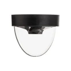 Deckenleuchte Nook mit klarem Schirm, schwarz